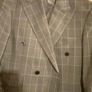 Tiglio Rosso 3 piece Gray plaid Suit